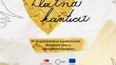 Photo of Historijski muzej BiH: Sutra izložba „Zlatna kantica: Svjedočanstvo o prekinutom školskom času tokom opsade Sarajeva“
