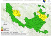 Photo of Na sjeveru i sjeverozapadu Bosne očekuje se porast vodostaja na dijelu vodnog područja rijeke Save