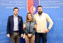Photo of Najbolja bh. skijašica Elvedina Muzaferija na prijemu kod Uka i Magode