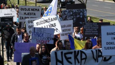 Photo of Završeni deseti protesti u Sarajevu, organizatori poručuju da neće odustati
