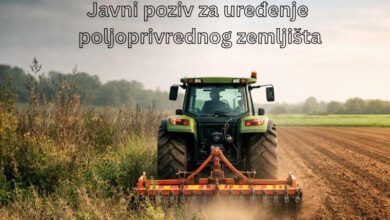 Photo of Ministarstvo privrede KS objavilo javni poziv za uređenje poljoprivrednog zemljišta
