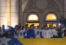 Photo of Desetine hiljada ljudi dočekalo reprezentativce BiH ispred Vječne vatre
