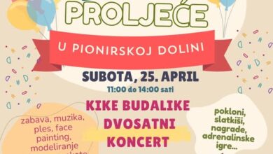 Photo of „Zdravo proljeće 2026″ i subota u Pionirskoj dolini rezervisana za osmijehe, igru i najljepše porodične uspomene