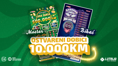 Photo of SREĆA NE BIRA MJESTO: Mostar i Bihać bogatiji za po 10.000 KM!