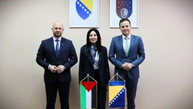 Photo of Okerić i Uk primili ambasadoricu Abu Laban – Institucionalna podrška narodu Palestine