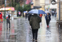 Photo of Pretežno oblačno s kišom, najviša dnevna temperatura zraka između 17 i 23
