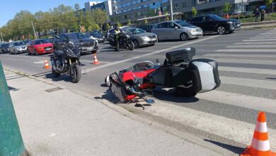 Photo of Nekoliko saobraćajnih nesreća u kojima su učestvovali motocikli u Sarajevu, jedna i kod RTV doma