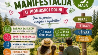 Photo of U subotu, 9. maja u Pionirskoj dolini je novi dan za pamćenje