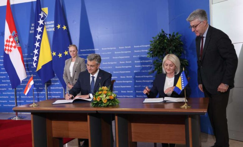 Bosna i Hercegovina i Hrvatska potpisale ugovor o graničnim 