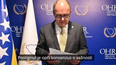 Photo of Schmidt: PIC je postigao opći konsenzus o značaju OHR-a za BiH