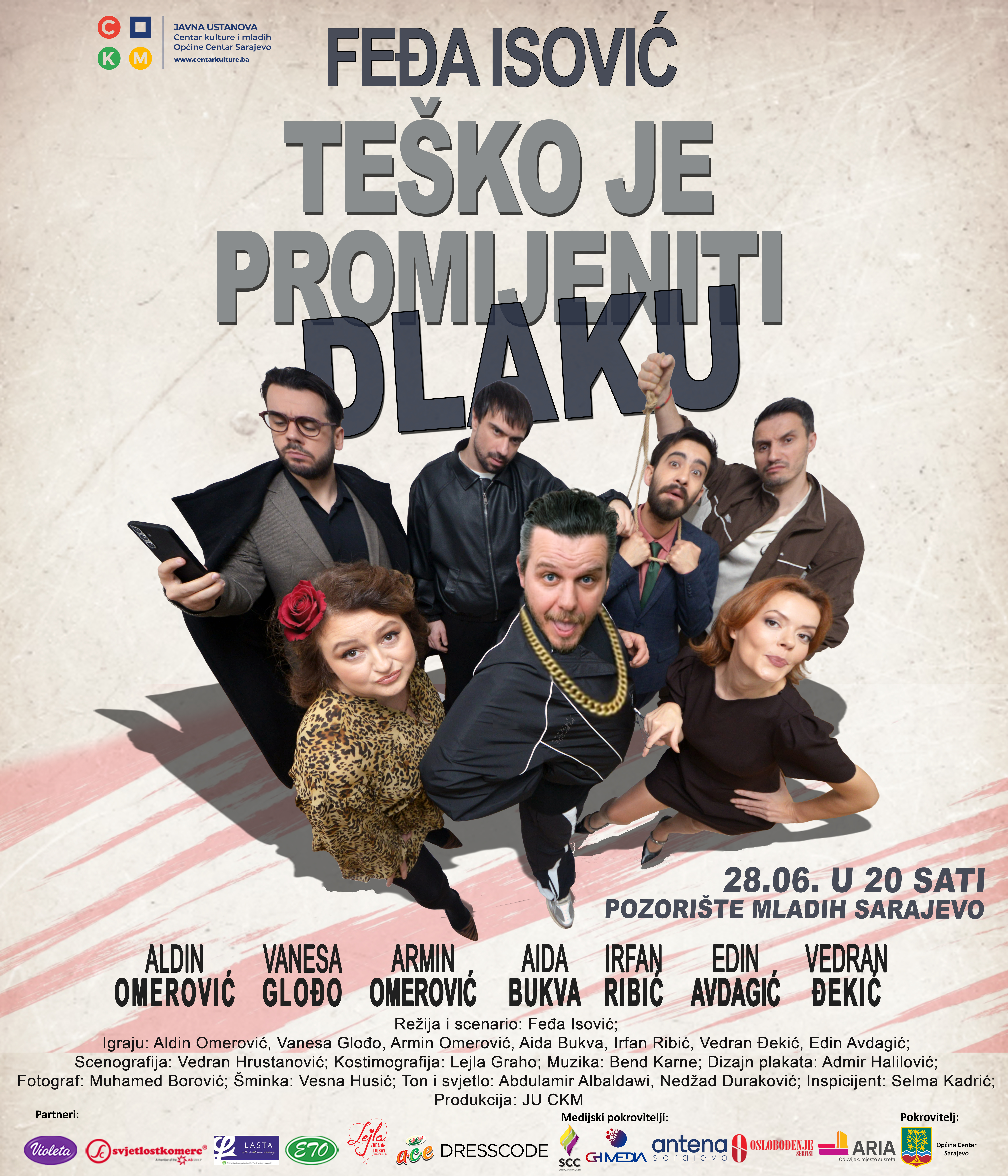 Photo of Nova prilika za gledanje hit komedije „Teško je promijeniti dlaku“ 28. juna u Pozorištu mladih Sarajevo