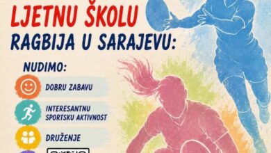 Photo of Počela besplatna ljetna škola ragbija u Sarajevu