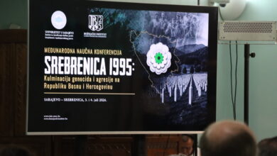 Photo of Predsjedavajući Okerić na otvaranju Međunarodne naučne konferencije “Srebrenica 1995: Kulminacija genocida i agresije na RBiH”