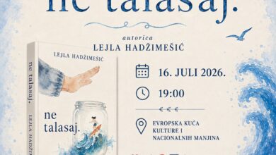 Photo of Sutra promocija knjige „Ne talasaj“ autorice Lejle Hadžimešić