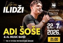 Photo of Ljeto na Ilidži počinje koncertom Adija Šoše