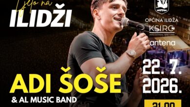 Photo of Ljeto na Ilidži počinje koncertom Adija Šoše