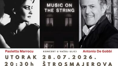 Photo of Štrosmajerova postaje muzička scena pod otvorenim nebom: Italijanske zvijezde pjevaju „Arije s balkona“