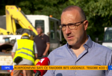 Photo of Adnan Šerak za TVSA: Počela sanacija dva kvara na glavnom transportnom cjevovodu