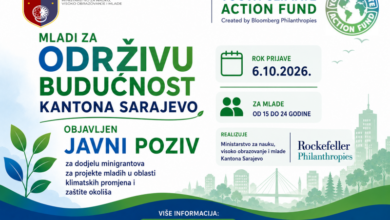Photo of Mladi za održivu budućnost KS: Grantovi za aktivizam mladih u oblasti klimatskih promjena i zaštite okoliša