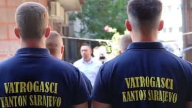 Photo of VATROGASCI CIVILNE ZAŠTITE KS UPUĆENI U KONJIC KAO ISPOMOĆ U GAŠENJU POŽARA