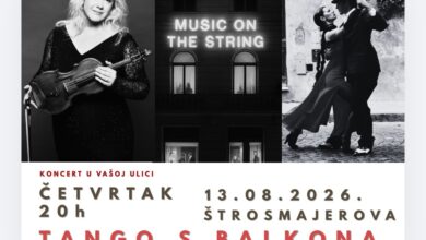 Photo of TANGO S BALKONA: Štrosmajerova u ritmu muzike za ples