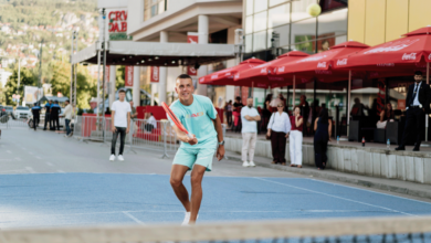 Photo of Slavni sportaši u Family Zone u ulici Franca Lehara u Sarajevu