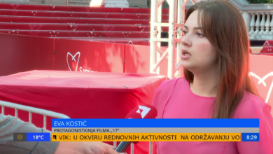 Photo of Glumica Eva Kostić u Sarajevu: “Film ’17’ za mene predstavlja hrabrost i tranziciju”