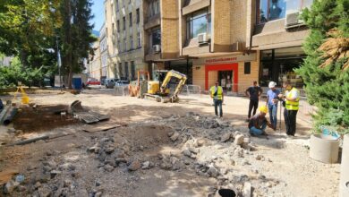 Photo of Nastavljeni radovi na uređenju šetnice u Ulici Muhameda Kantardžića