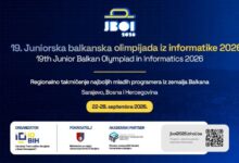 Photo of Sarajevo domaćin mladim informatičarima iz 13 država: Počinje JBOI 2026