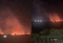 Photo of Veliki požar u Sokolović Koloniji: Gori trava, vatrogasci borbom sprečavaju širenje vatre prema kućama